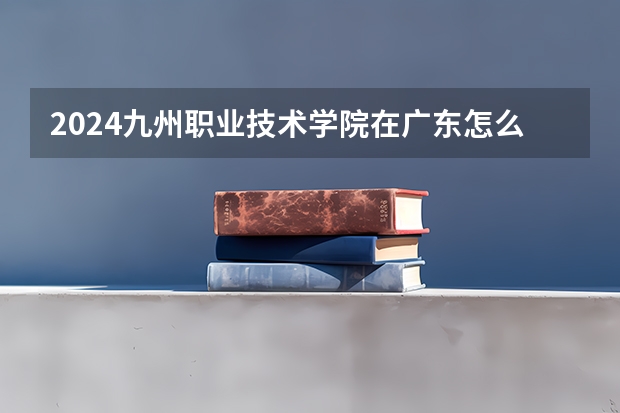 2024九州职业技术学院在广东怎么招生的