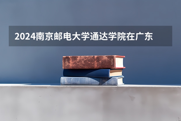 2024南京邮电大学通达学院在广东怎么招生的