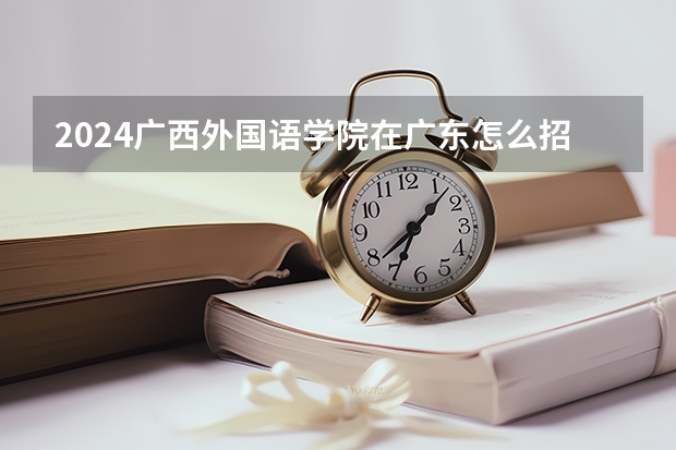 2024广西外国语学院在广东怎么招生的