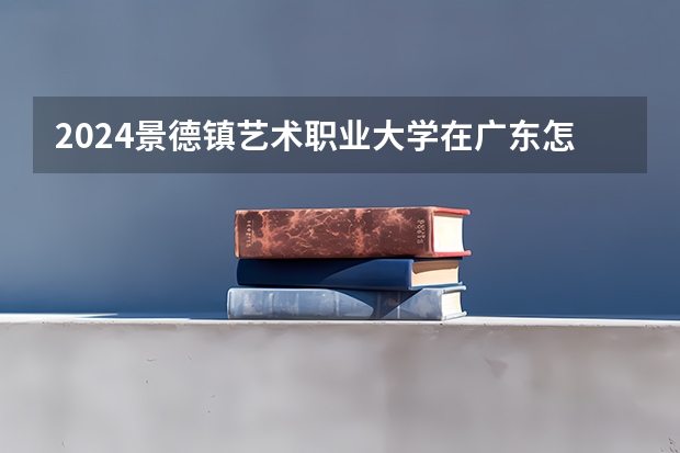 2024景德镇艺术职业大学在广东怎么招生的