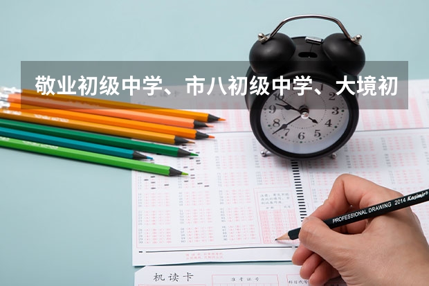 敬业初级中学、市八初级中学、大境初级中学哪个初中好点