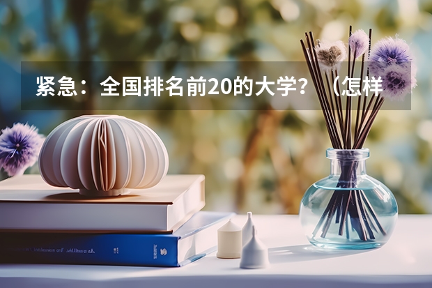 紧急：全国排名前20的大学？（怎样寻找和访问国外知名网站！）