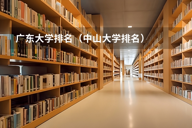 广东大学排名(中山大学排名)