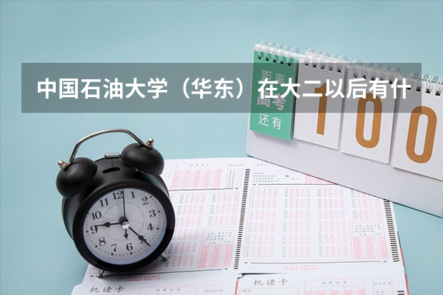 中国石油大学（华东）在大二以后有什么双学位可以选么？