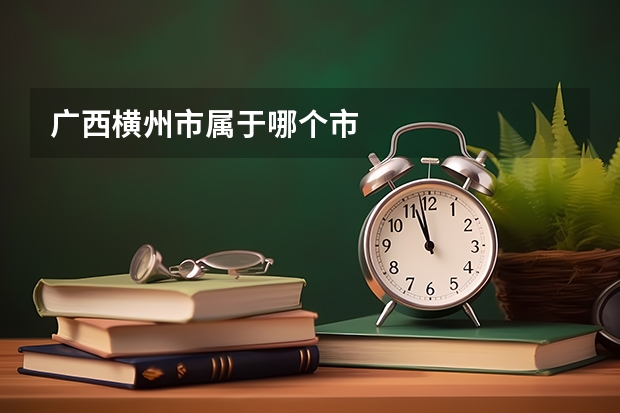 广西横州市属于哪个市