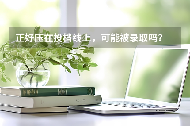 正好压在投档线上，可能被录取吗？