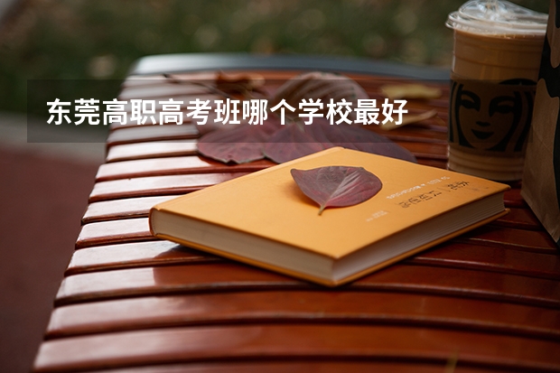 东莞高职高考班哪个学校最好