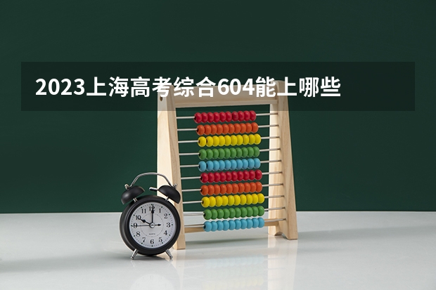 2023上海高考综合604能上哪些大学