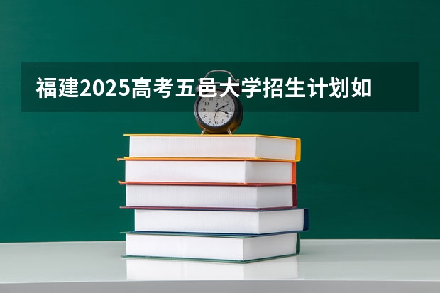 福建2025高考五邑大学招生计划如何（2026参考）