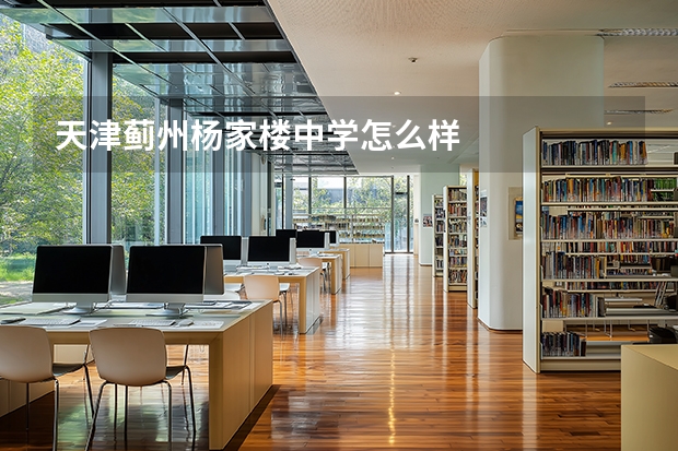 天津蓟州杨家楼中学怎么样