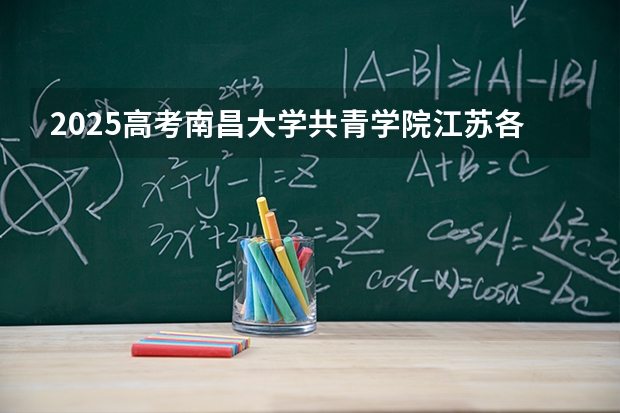 2025高考南昌大学共青学院江苏各专业招生人数多少（2026参考）