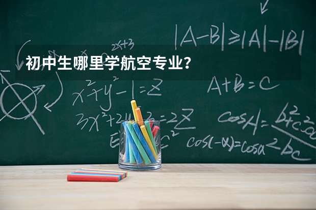 初中生哪里学航空专业？