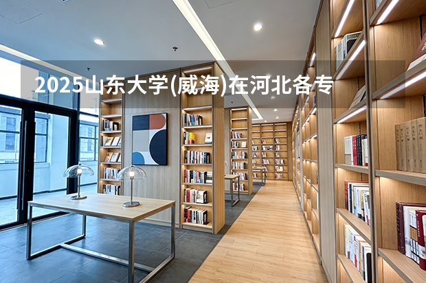 2025山东大学(威海)在河北各专业招生人数多少（2026参考）