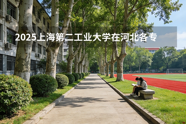 2025上海第二工业大学在河北各专业招生人数多少（2026参考）