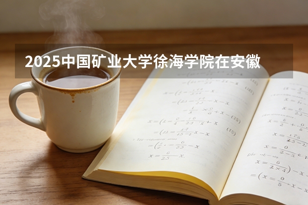 2025中国矿业大学徐海学院在安徽各专业招生人数多少（2026参考）
