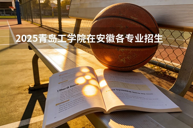 2025青岛工学院在安徽各专业招生人数多少（2026参考）