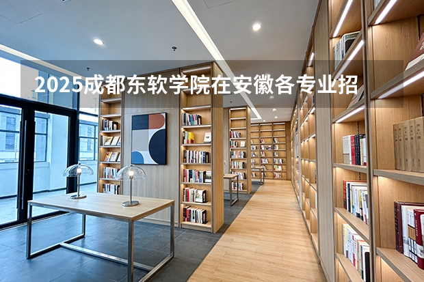 2025成都东软学院在安徽各专业招生人数多少（2026参考）