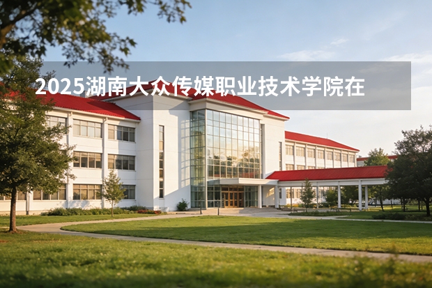 2025湖南大众传媒职业技术学院在河北各专业招生人数多少（2026参考）