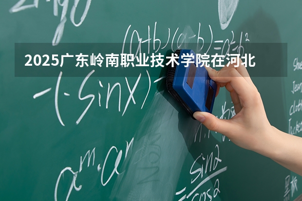 2025广东岭南职业技术学院在河北各专业招生人数多少（2026参考）