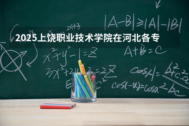 2025上饶职业技术学院在河北各专业招生人数多少（2026参考）