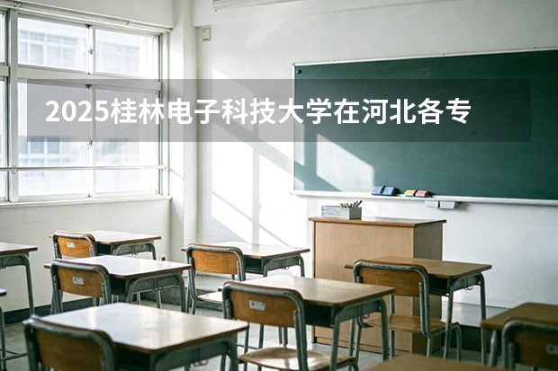 2025桂林电子科技大学在河北各专业招生人数多少（2026参考）