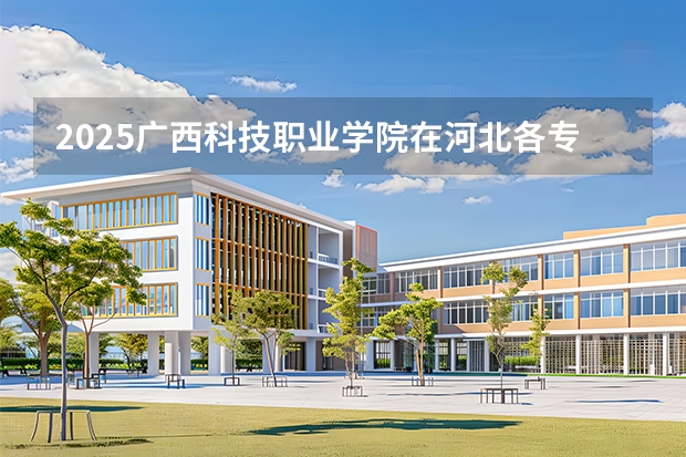 2025广西科技职业学院在河北各专业招生人数多少（2026参考）