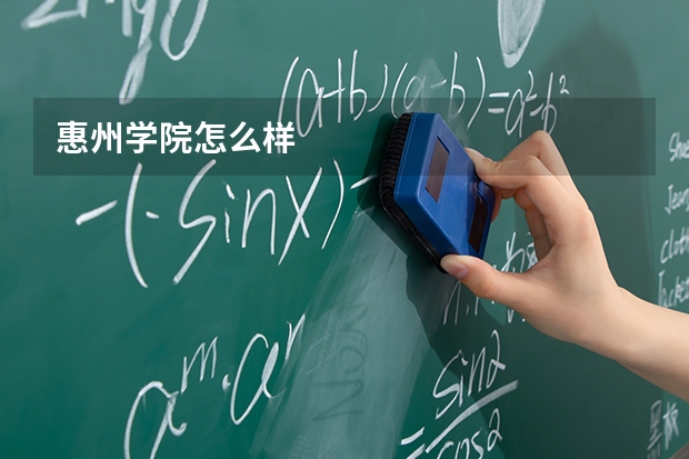 惠州学院怎么样