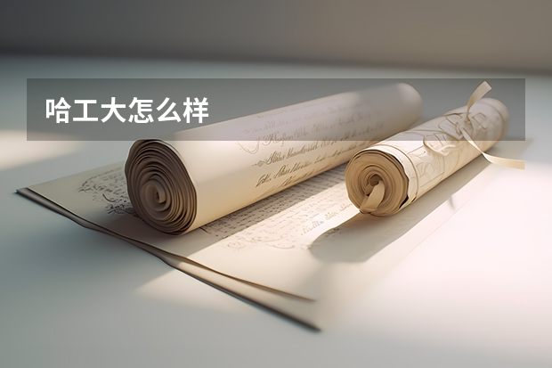 哈工大怎么样