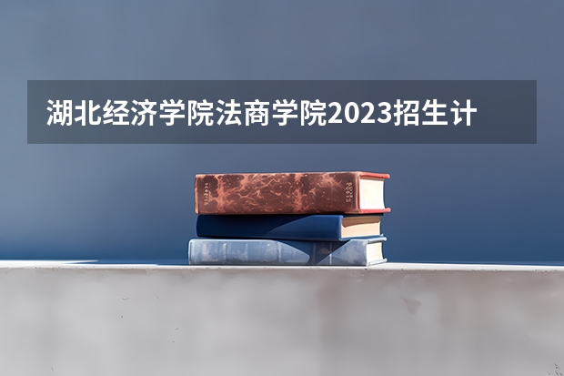 湖北经济学院法商学院2023招生计划 湖北经济学院法商学院招生简章