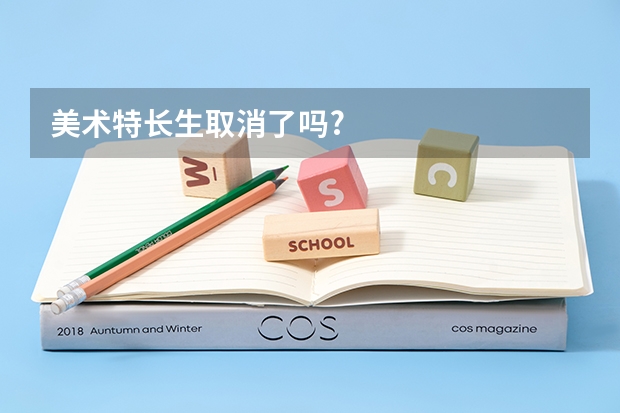 美术特长生取消了吗?