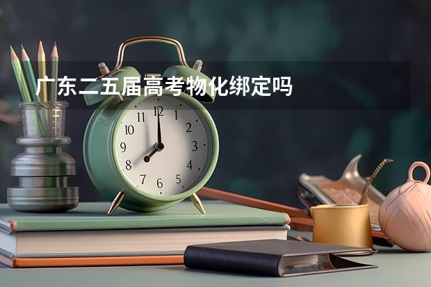 广东二五届高考物化绑定吗