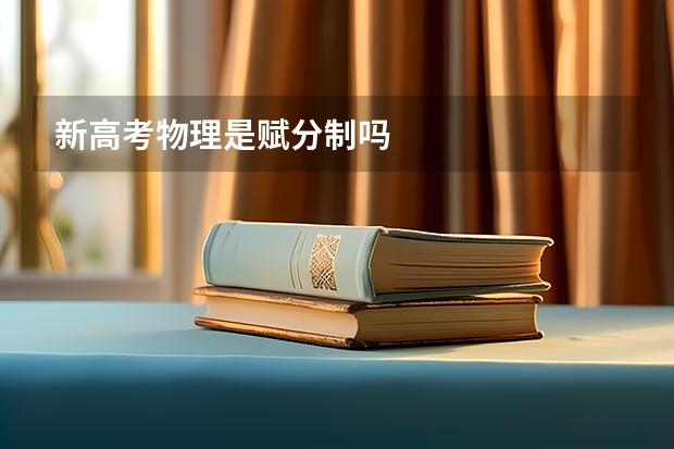 新高考物理是赋分制吗