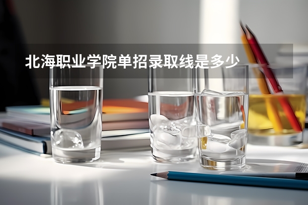 北海职业学院单招录取线是多少