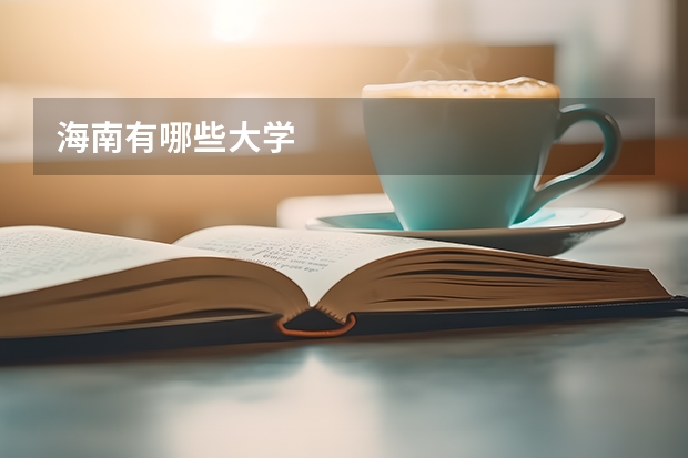 海南有哪些大学