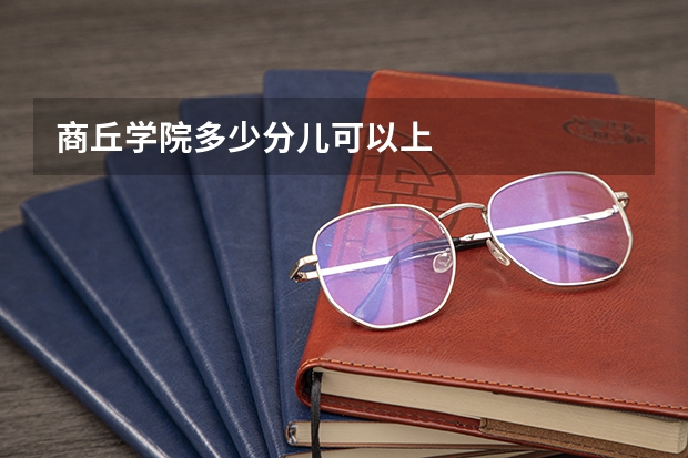 商丘学院多少分儿可以上