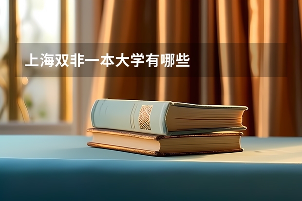 上海双非一本大学有哪些