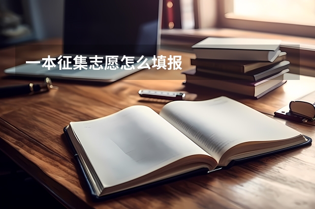 一本征集志愿怎么填报