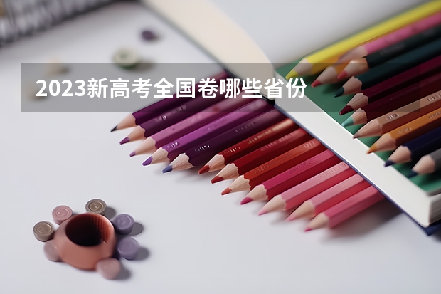 2023新高考全国卷哪些省份