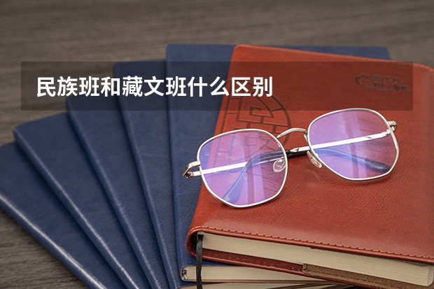 民族班和藏文班什么区别