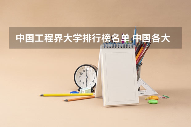 中国工程界大学排行榜名单 中国各大学工业工程专业排名？