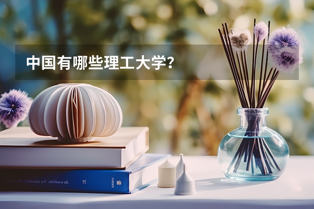 中国有哪些理工大学？