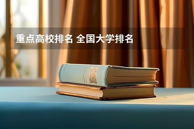 重点高校排名 全国大学排名