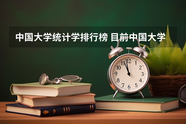 中国大学统计学排行榜 目前中国大学的统计学排名？