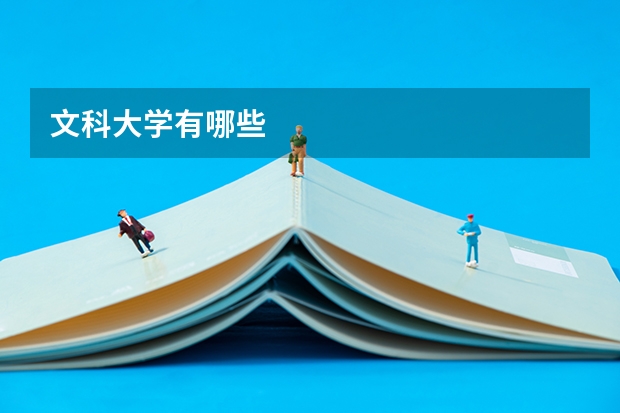 文科大学有哪些