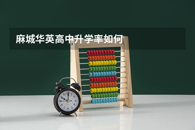 麻城华英高中升学率如何