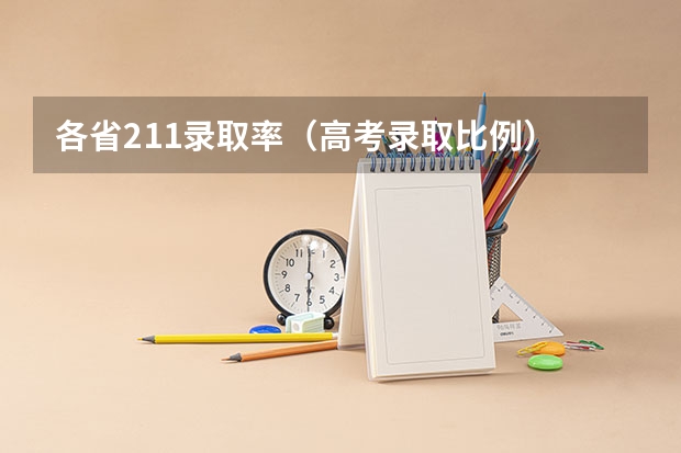 各省211录取率（高考录取比例）