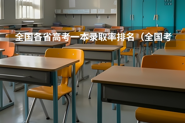 全国各省高考一本录取率排名（全国考生人数排名）