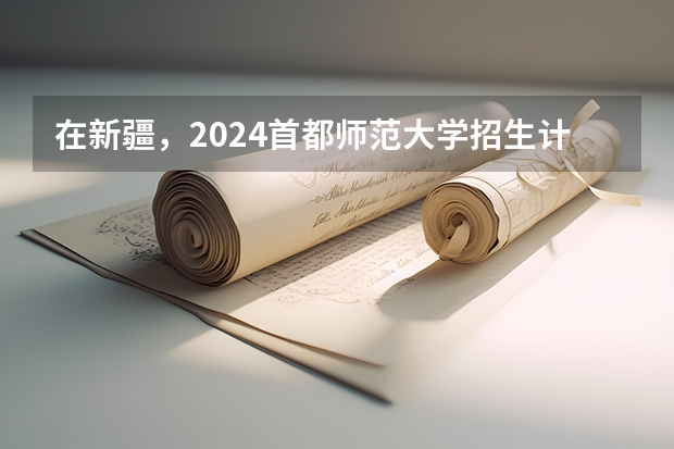 在新疆，2024首都师范大学招生计划如何