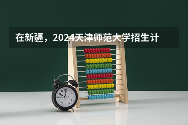 在新疆，2024天津师范大学招生计划如何