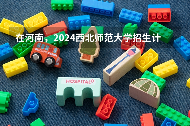 在河南，2024西北师范大学招生计划如何